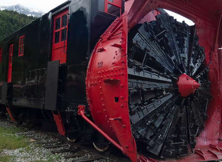 Snow Removal Train In Skagway