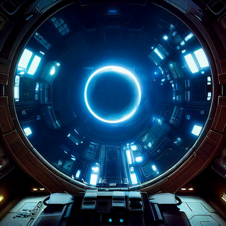 Space Station Futuristic Interiorの素材