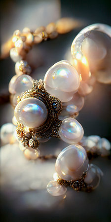 Intricate Jewelry with Tahitian Pearlsの素材