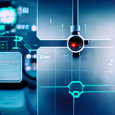 Futuristic HUD Interface Screen Designの素材