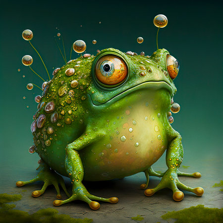 Concept Art Cute Fantasy Frogの素材