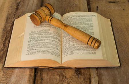Book of the law of judgments clubの写真素材