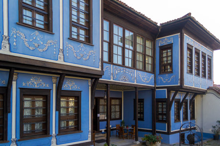 Plovdiv, Bulgaria - Oct 27, 2022: Hindliyan House in the Old Town of Plovdiv, Bulgaria.のeditorial素材