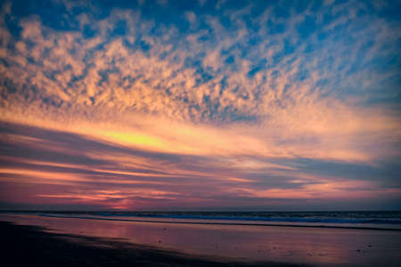 Sunset at Tonsupa, (Esmeraldas, Ecuador)の写真素材
