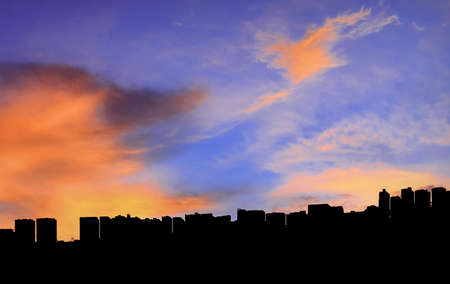 Summer Skies, Clouds and Buildings - Summer Skies, Clouds and Buildings, (Quito, Ecuador)の写真素材