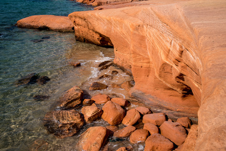 Shuwehat island scenic view Abu Dhabi Emirate UAEの写真素材