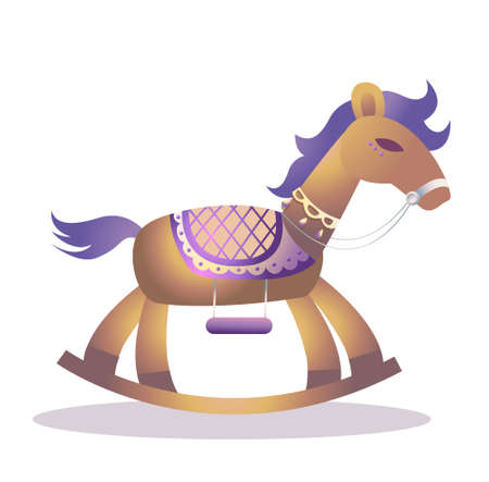 This is a toy horseのイラスト素材