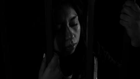 Woman in confinement during quarantine