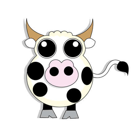 cute cowのイラスト素材