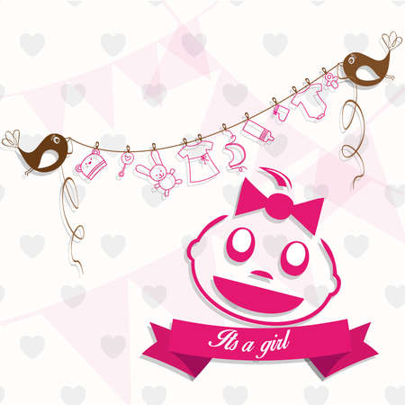 it's a girlのイラスト素材