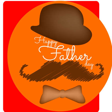 happy father day mustacheのイラスト素材