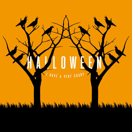 hallowen illustrationのイラスト素材