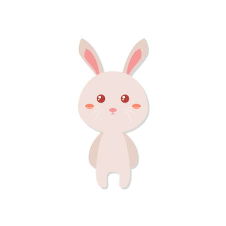 Cute Cartoon Rabbitのイラスト素材