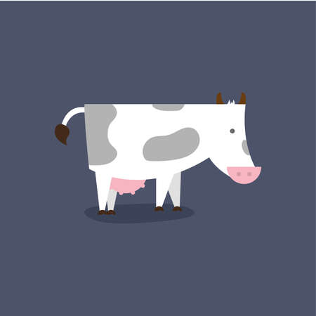 Cow vector illustrationのイラスト素材