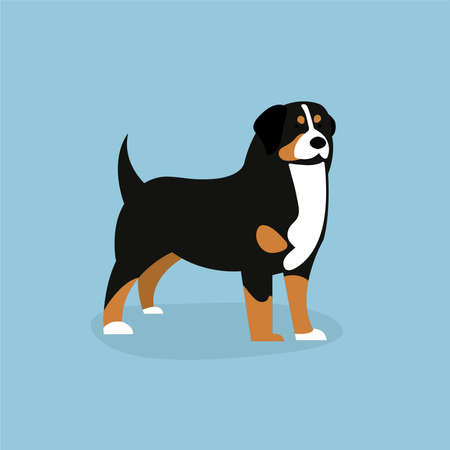 Dog illustrationのイラスト素材