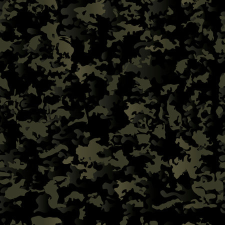 Army Camouflage wrap Seamless Dark Pattern abstract Vectorのイラスト素材