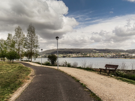 It may not be the best bank in the world but you can rest in it if you are tiredの写真素材