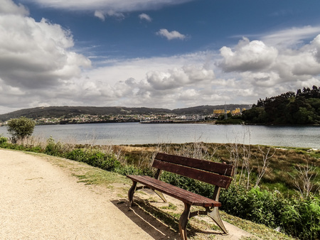 It may not be the best bank in the world but you can rest in it if you are tiredの写真素材