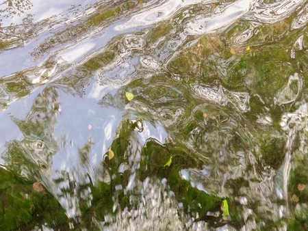 texture of water in motionの写真素材