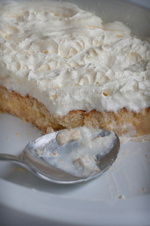 Delicious Homemade Cream Cakeの写真素材