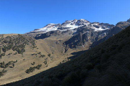 Iztaccihuatl volcanoの写真素材