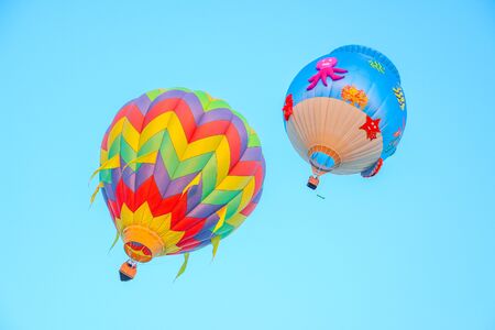Hot air ballonの写真素材
