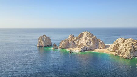 Aerial view of Cabo San Lucasの写真素材