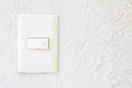 White damper on the wall
