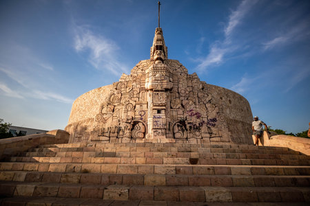 Monument to the Fatherland, Merida, Mexico.の写真素材