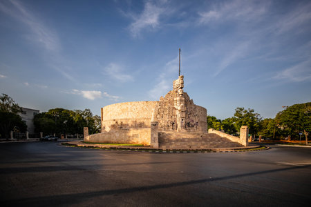 Monument to the Fatherland, Merida, Mexico.の写真素材