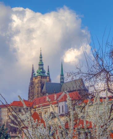 St. Vitus Cathedral of Prague Castleのeditorial素材