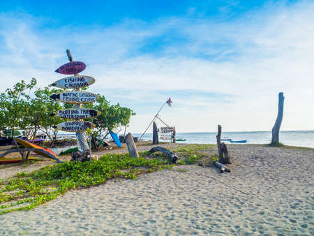 Selection of outdoor activities to enjoy on the beaches of Baliの写真素材