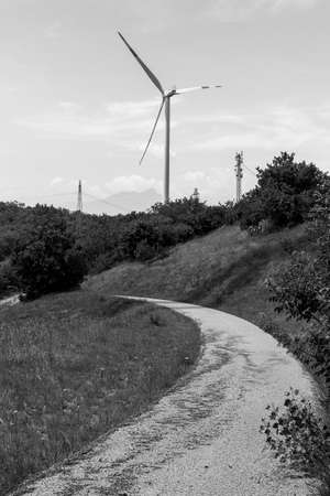 A wind turbine