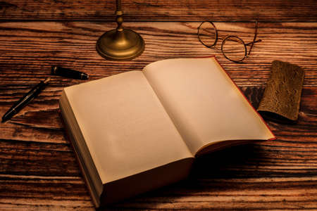 An antique bookの写真素材