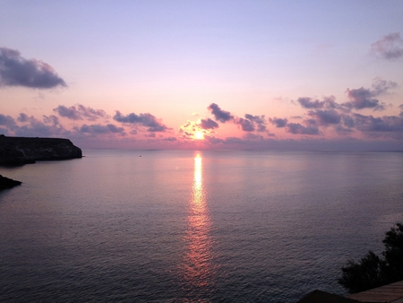 sunrise lampedusa islandの写真素材