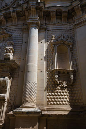 San Matteo Church, Lecce, Italyの写真素材