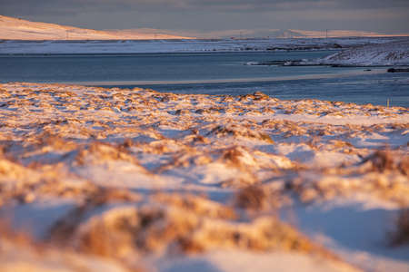 Vesturland, Iceland, North Atlantic Oceanの写真素材