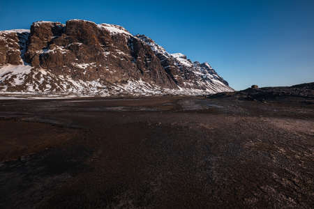 Blue ice caves in JÃ¶kulsÃ¡rlÃ³n glacier, Iceland, North Atlantic Oceanの写真素材