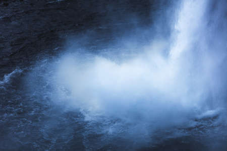 Seljalandsfoss, Iceland, North Atlantic Oceanの写真素材