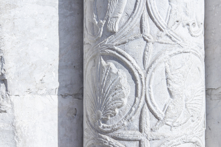 ancient marble columnの写真素材