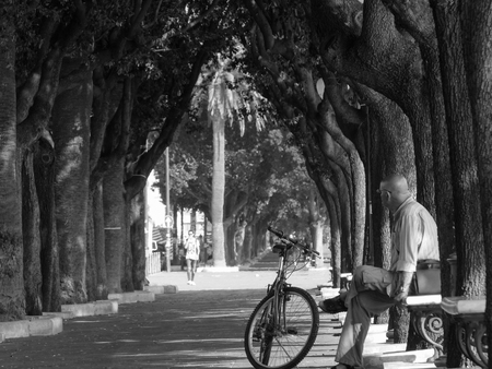 Bike relaxの写真素材