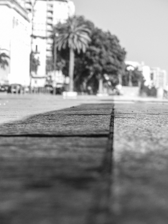 Details of the seafront of taranto, in the south of italyの写真素材