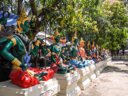Some Thailand statues in Thailandのeditorial素材