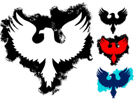 Grunge Eagleのイラスト素材