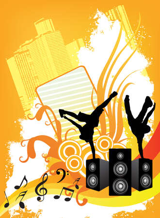 Music Grungeのイラスト素材