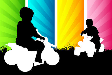 Baby silhouettesのイラスト素材