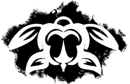 Tortoise Turtle Tattooのイラスト素材