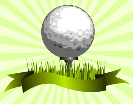 Golf backgroundのイラスト素材