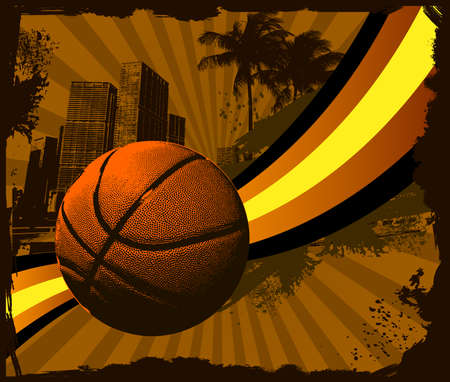 Basketball backgroundのイラスト素材