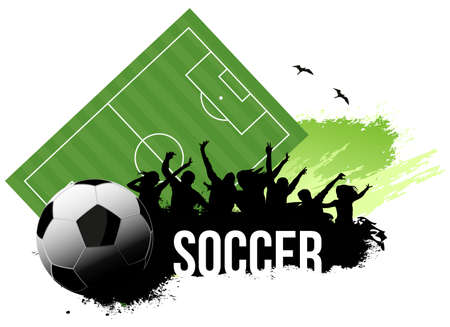 Soccer partyのイラスト素材